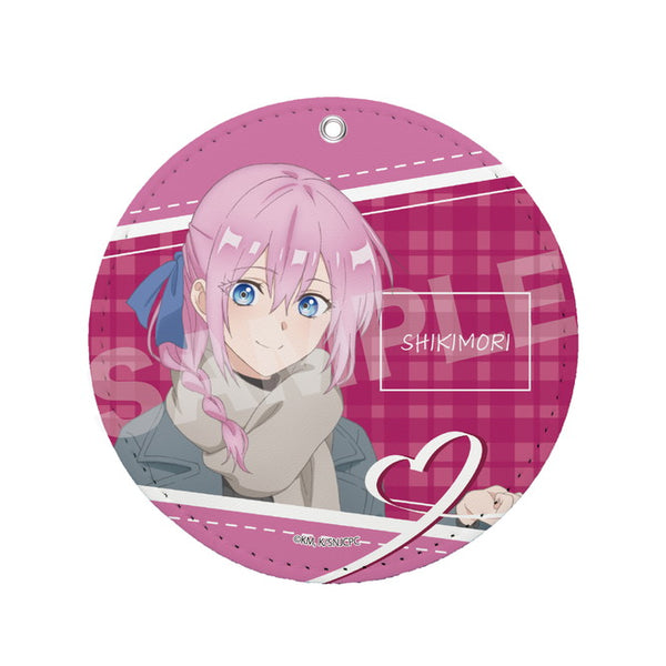 『可愛いだけじゃない式守さん』レザーコースターキーホルダー 02 式守さん(冬)